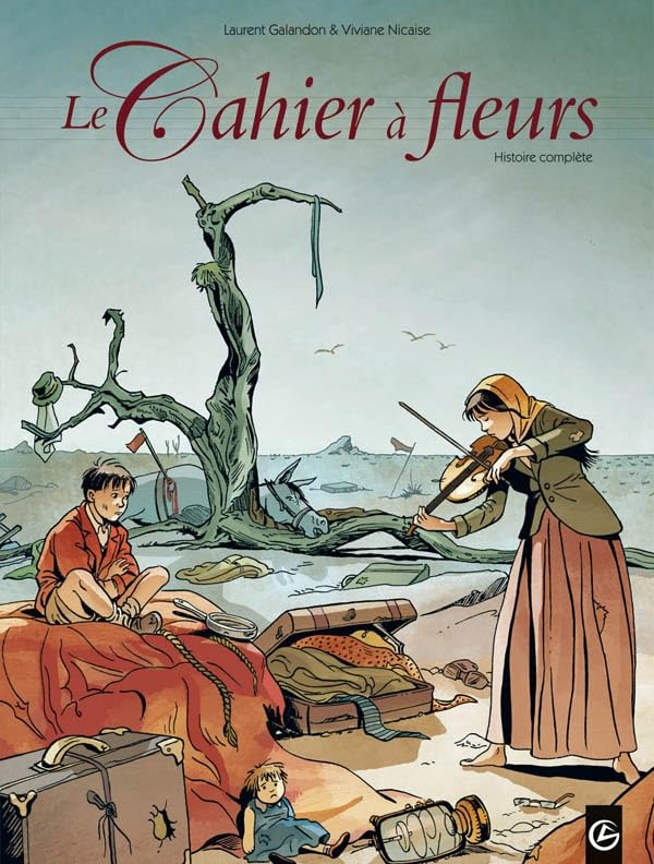 jaquette album Le cahier à fleur - intégrale volumes 1 et 2