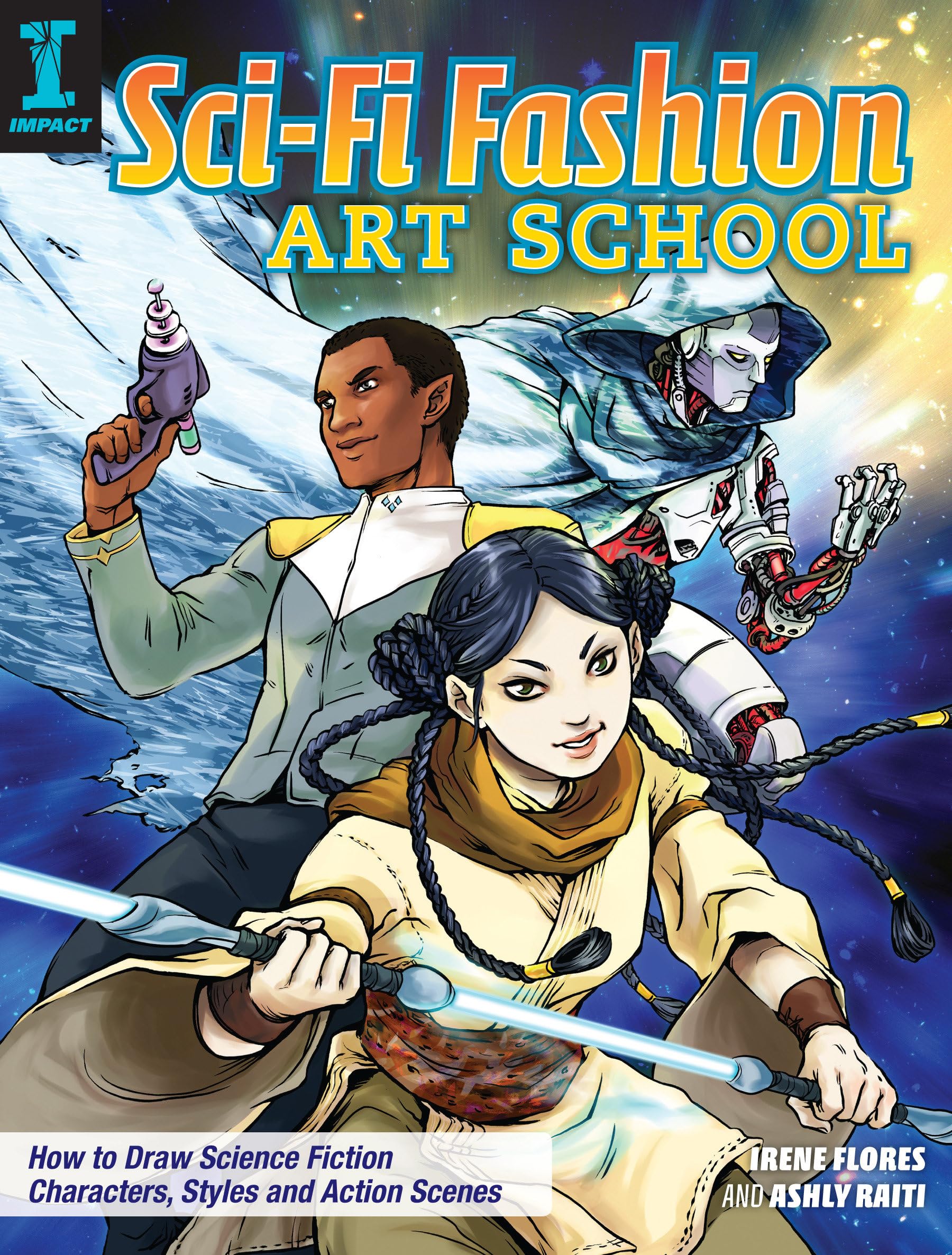 jaquette album Sci-Fi Fashion Art School: How to Draw Science Fiction Characters, Styles and Action Scenes