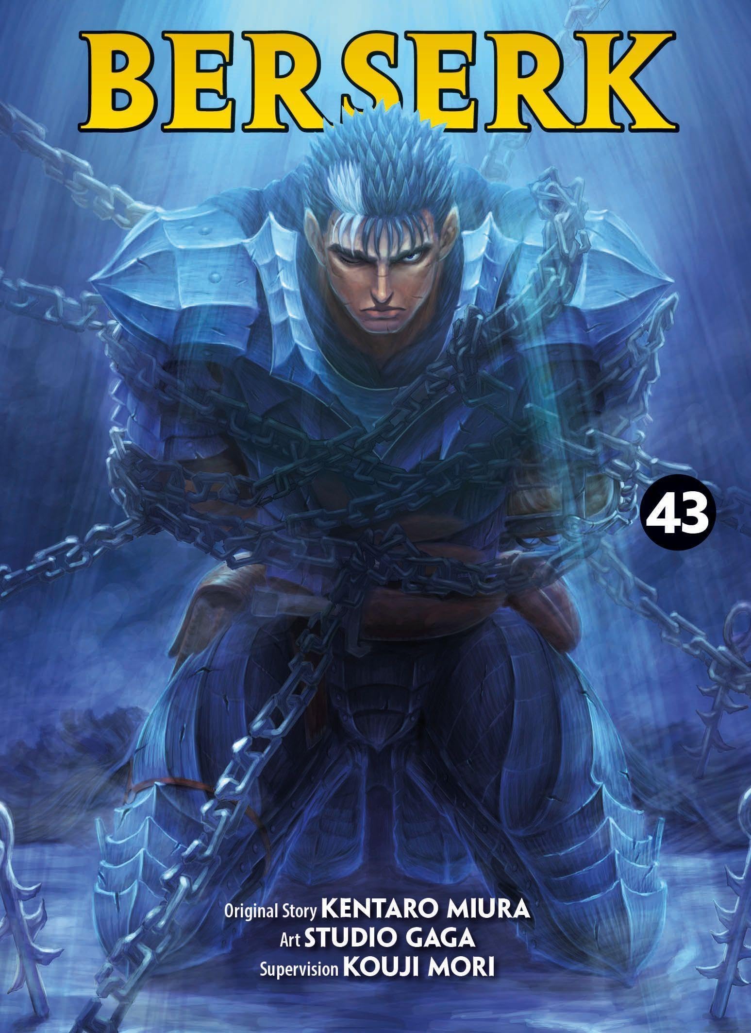 jaquette album Berserk 43: Das actiongeladene und genredefinierende Dark-Fantasy-Epos von Kentaro Miura