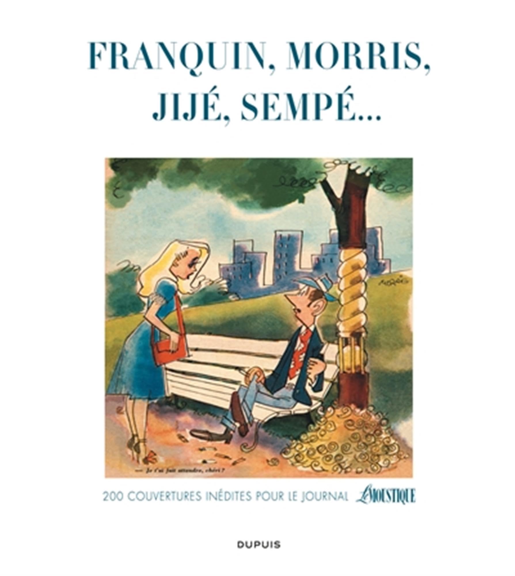 jaquette album Les couvertures de Moustique - Tome 0 - Franquin, Morris, Jijé, Sempé... 200 couvertures inédites po