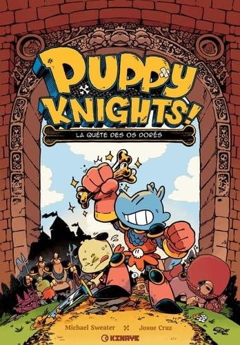 jaquette album Puppy Knights - Tome 1 - La quête des os dorés