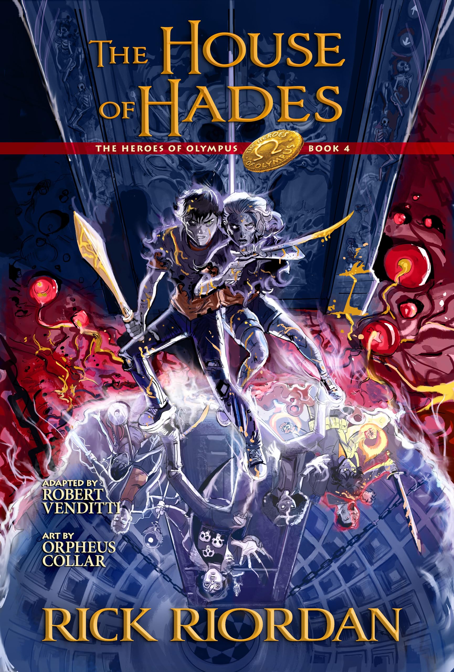 jaquette album The House of Hades: the Graphic Novel: Heroes of Olympus, Book 4