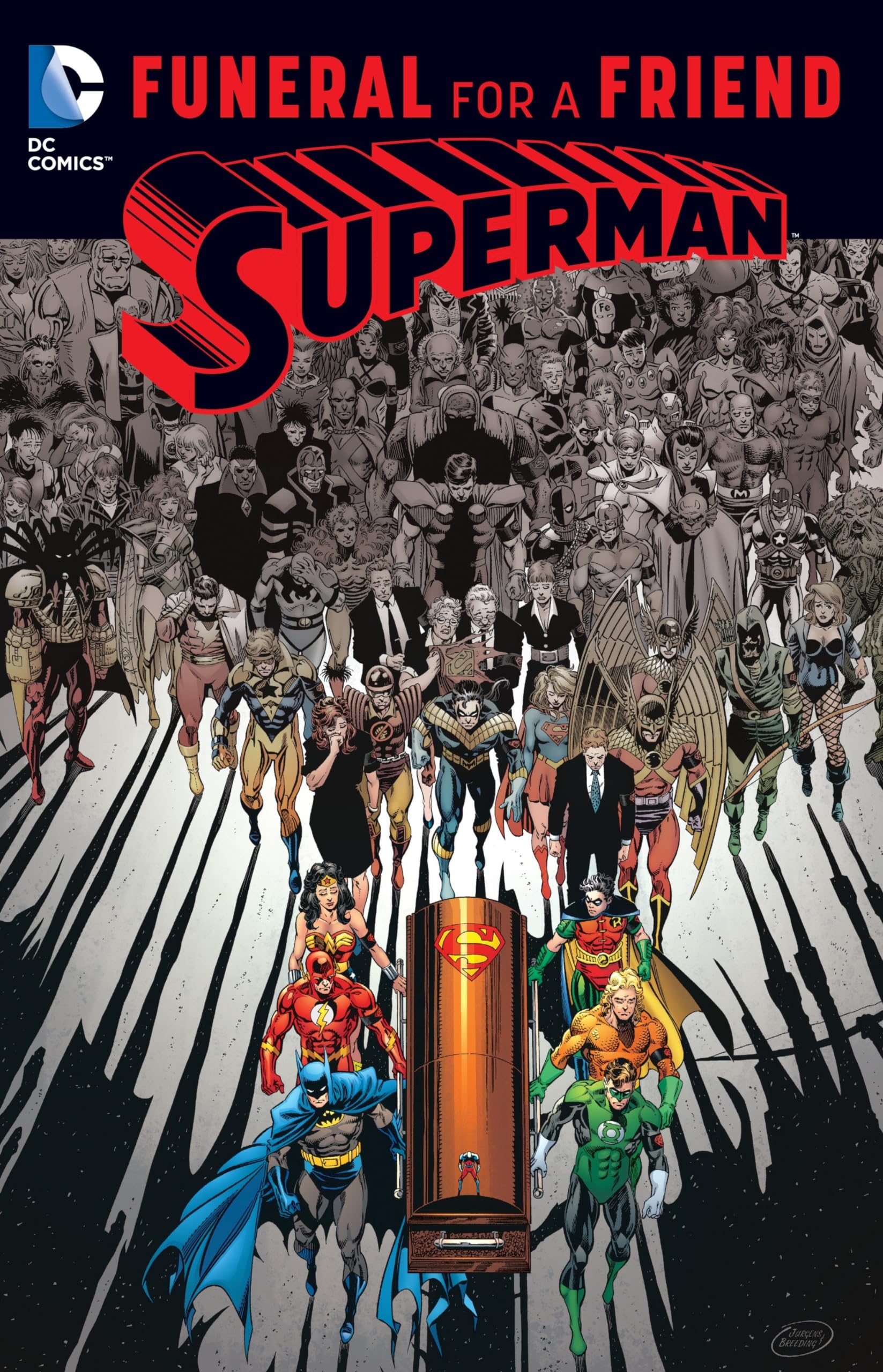 jaquette album Superman: Funeral for a Friend