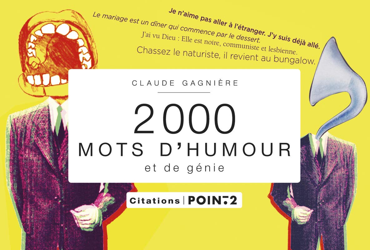 jaquette album 2000 mots d'humour et de génie