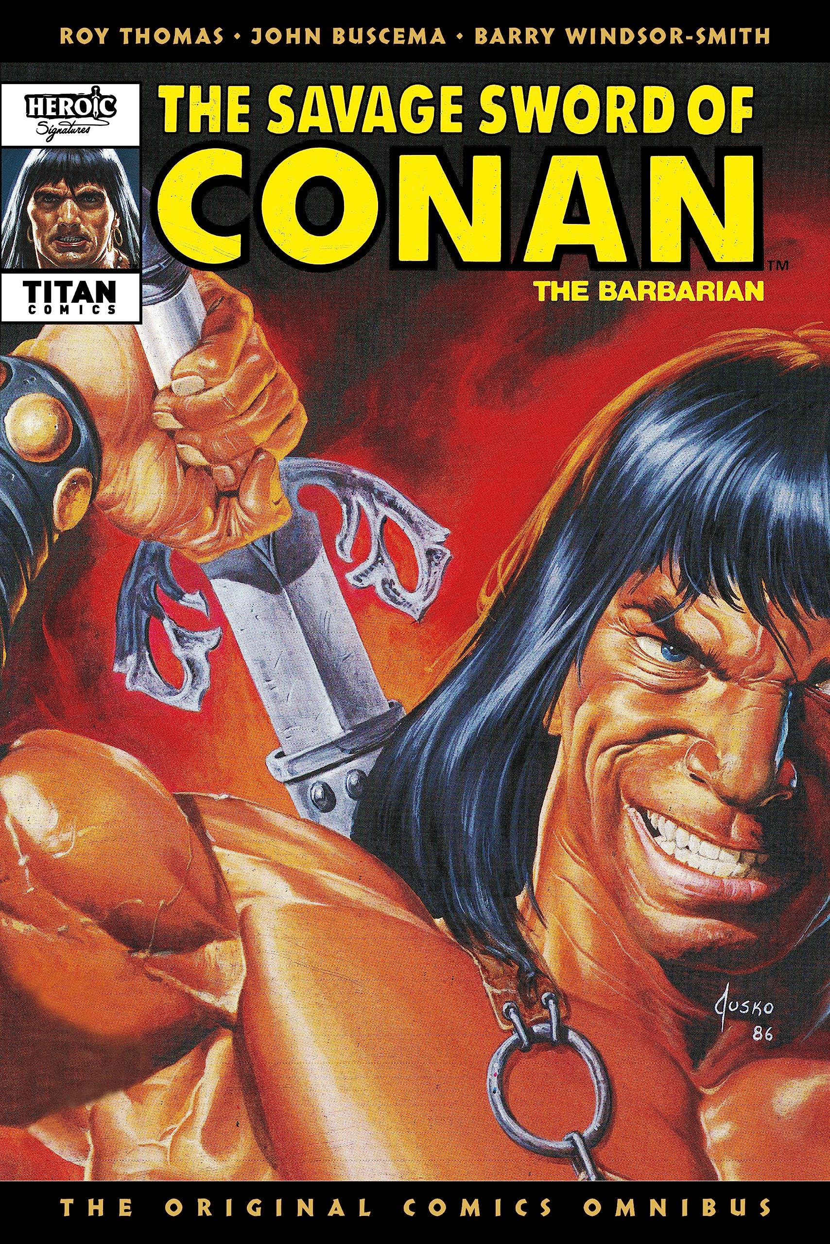 jaquette album The Savage Sword of Conan 9: The Original Comics Omnibus
