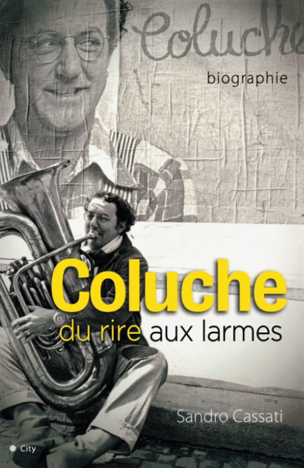 jaquette album Coluche du rire aux larmes