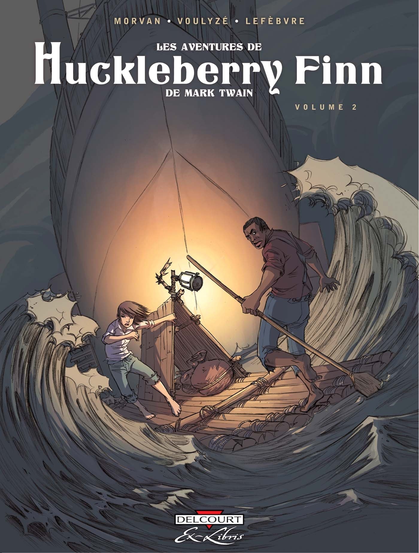 jaquette album Les Aventures de Huckleberry Finn, de Mark Twain T02 (2)