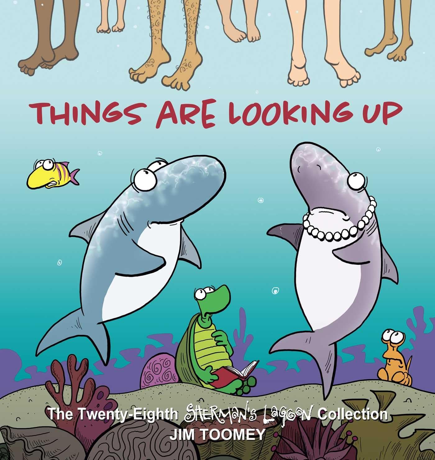 jaquette livre Things Are Looking Up: The Twenty-Eighth Sherman's Lagoon Collection (Volume 28)