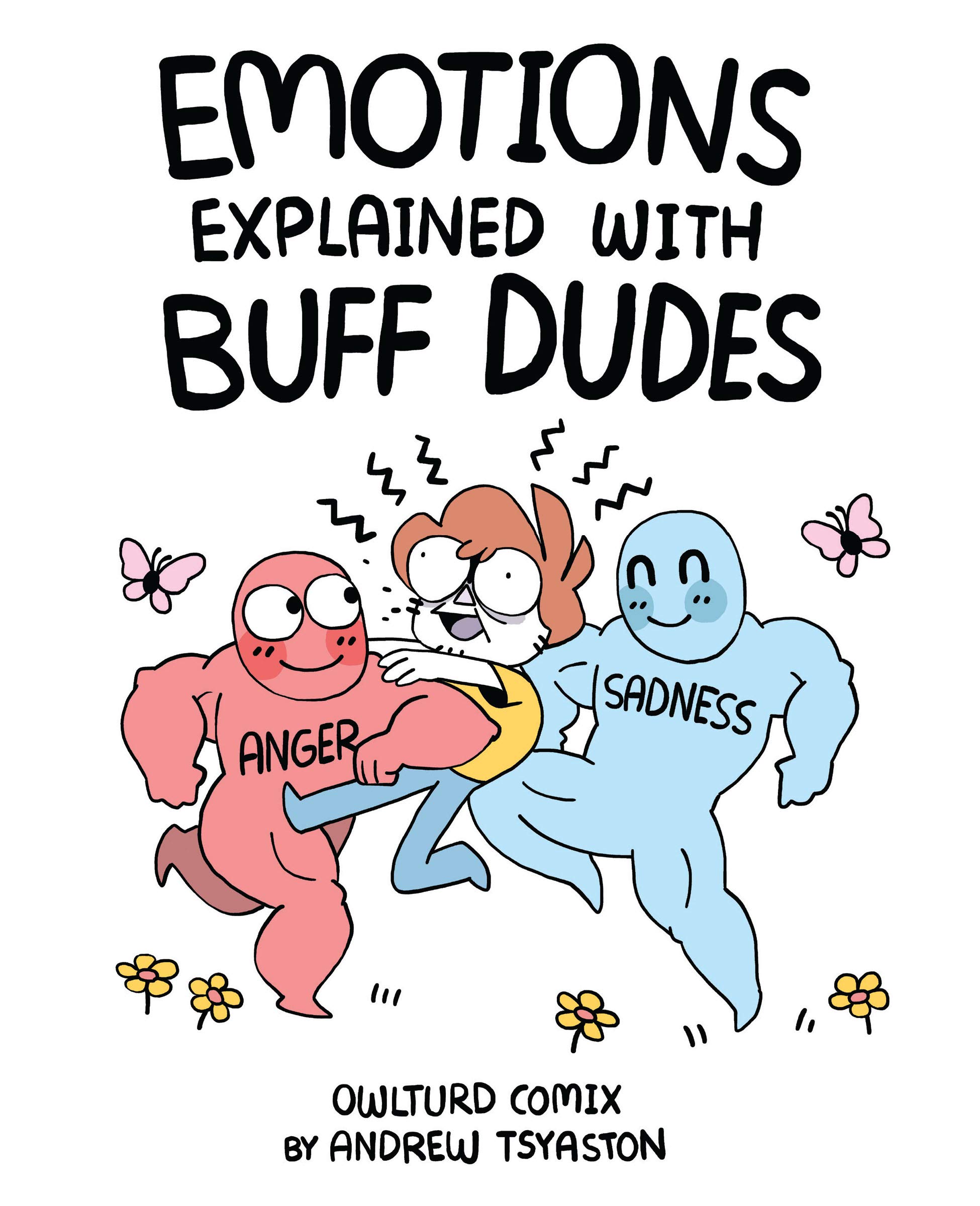 jaquette livre Emotions Explained with Buff Dudes: Owlturd Comix