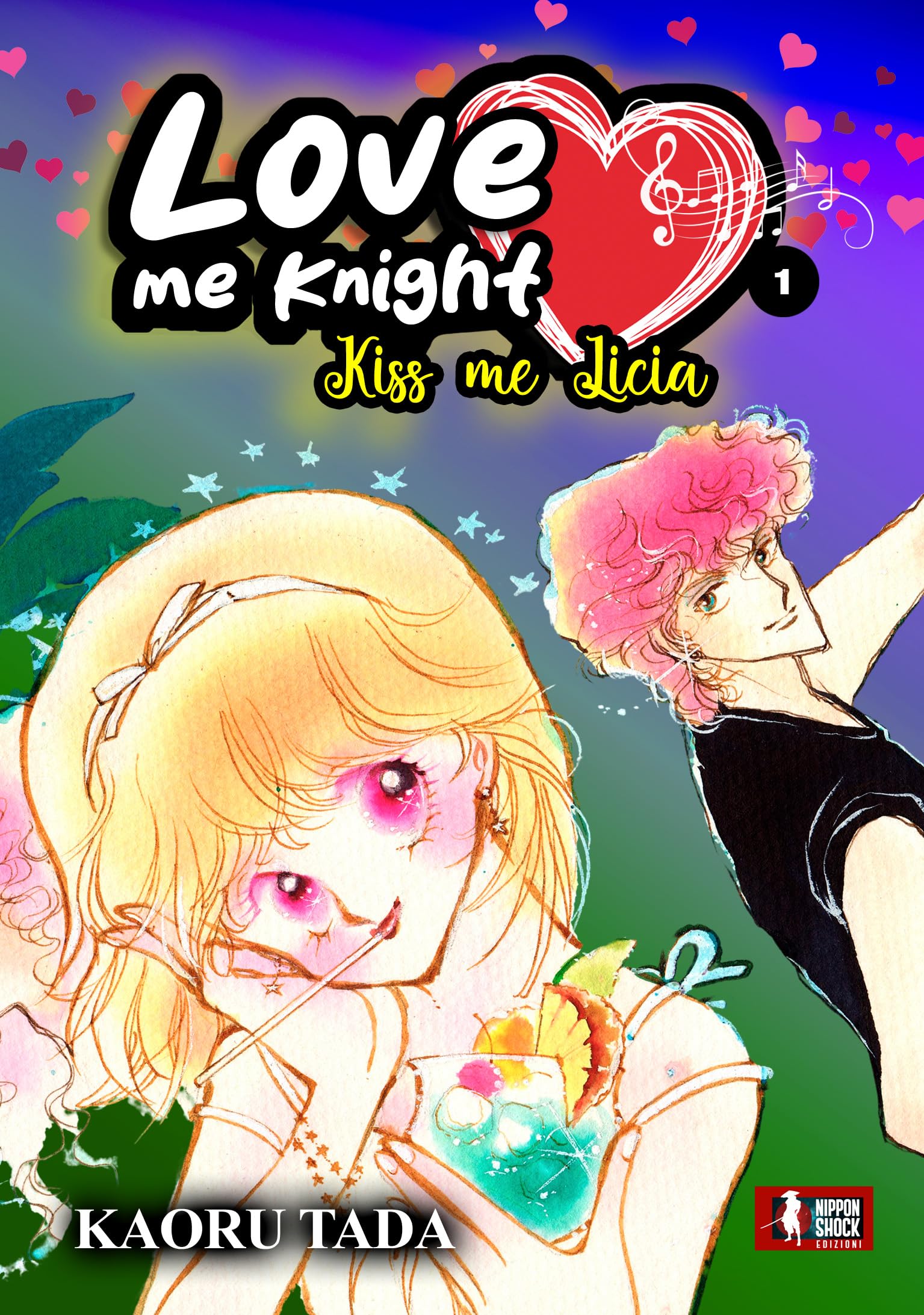 jaquette album Love me knight. Kiss me Licia (Vol. 1)