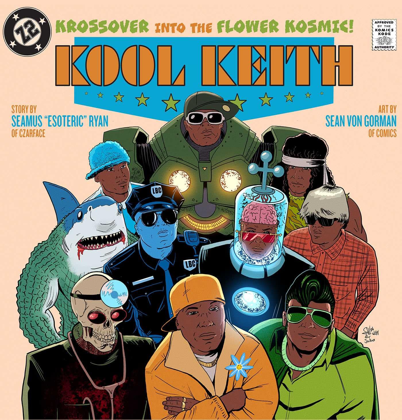 jaquette album Kool Keith: The Krossover into the Flower Kosmic