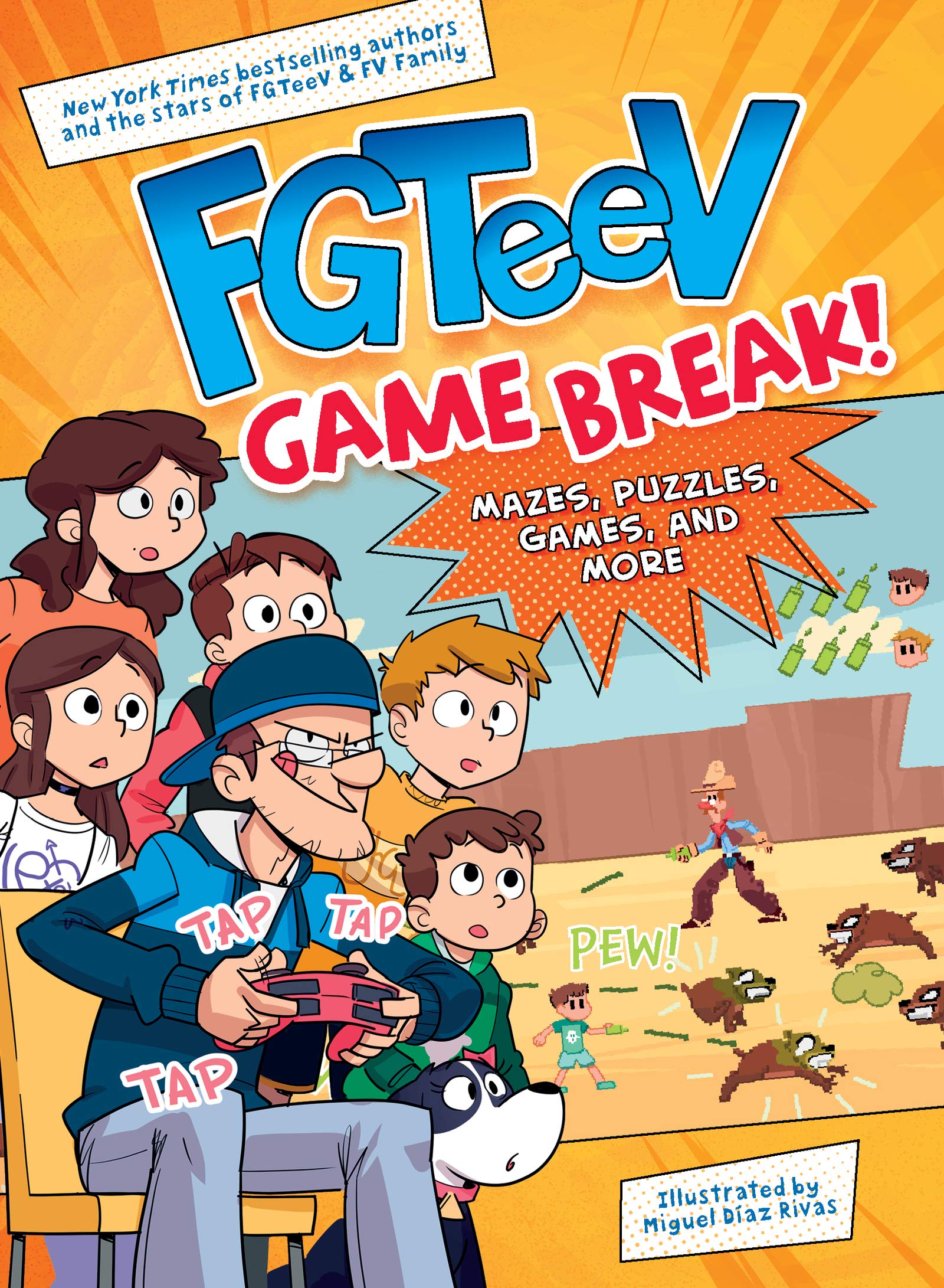 jaquette livre FGTeeV: Game Break!: A Full-Color Interactive Activity Book from the YouTube Gaming Sensation for Kids (Ages 8-12)