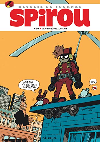 jaquette album Recueil Spirou N° 346, Du 20 Avril 2016 Au 22 Juin 2016