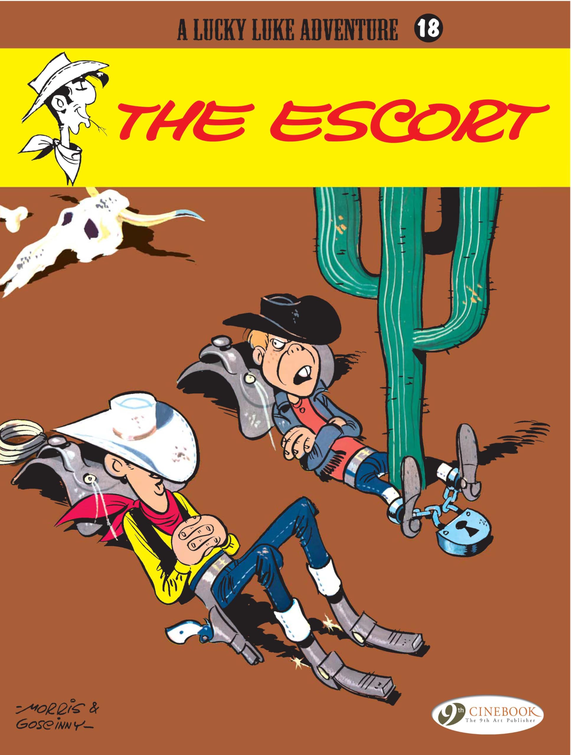 jaquette album Lucky Luke - tome 18 The Escort (18)
