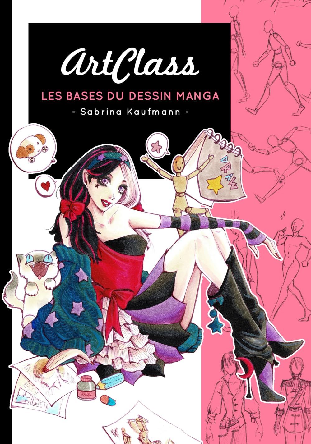 jaquette album ArtClass - Les Bases du Dessin Manga: Apprendre à dessiner des personnages de manga et d'anime avec une méthode de dessin simple et efficace