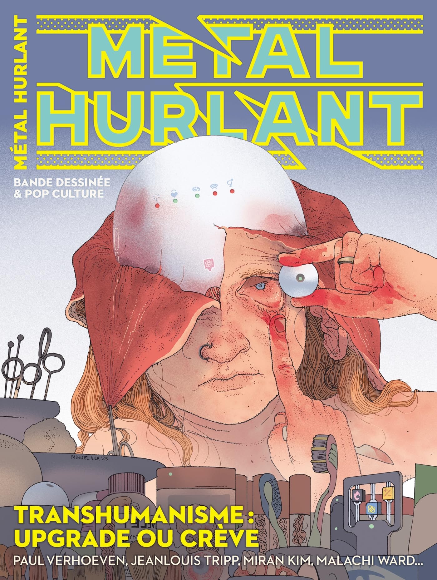 jaquette album Métal Hurlant N°18: Le transhumanisme