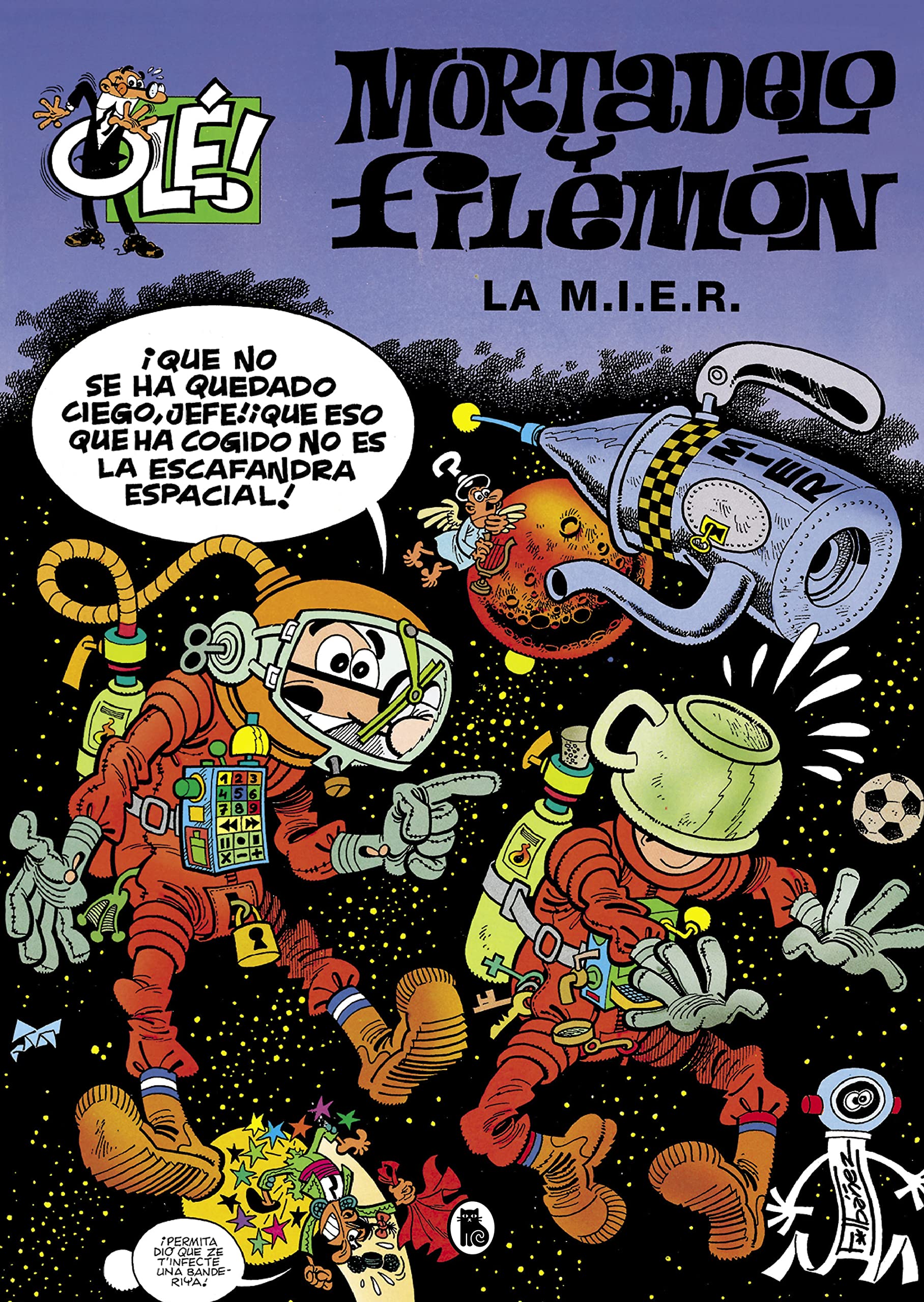 jaquette album Mortadelo y Filemón. La M.I.E.R. (Olé! Mortadelo 149)