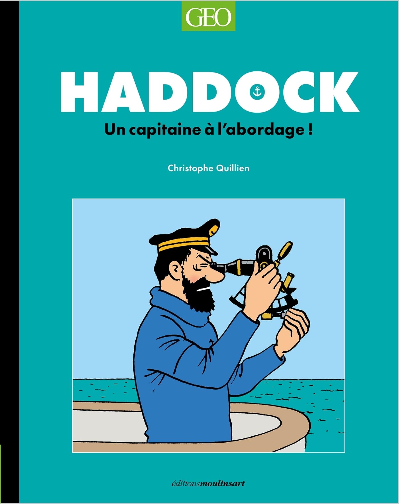 jaquette album Tintin - Haddock, un capitaine à l'abordage !
