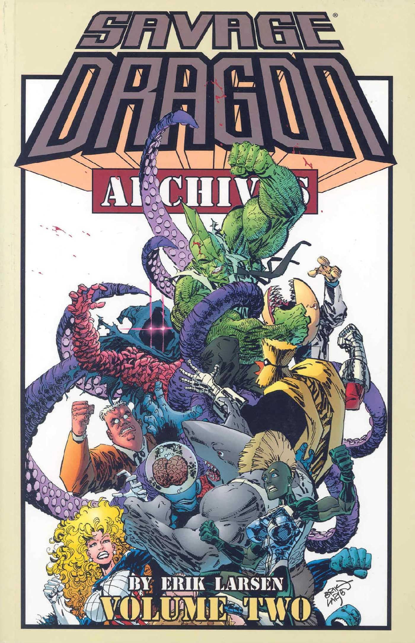 jaquette album Savage Dragon Archives Volume 2