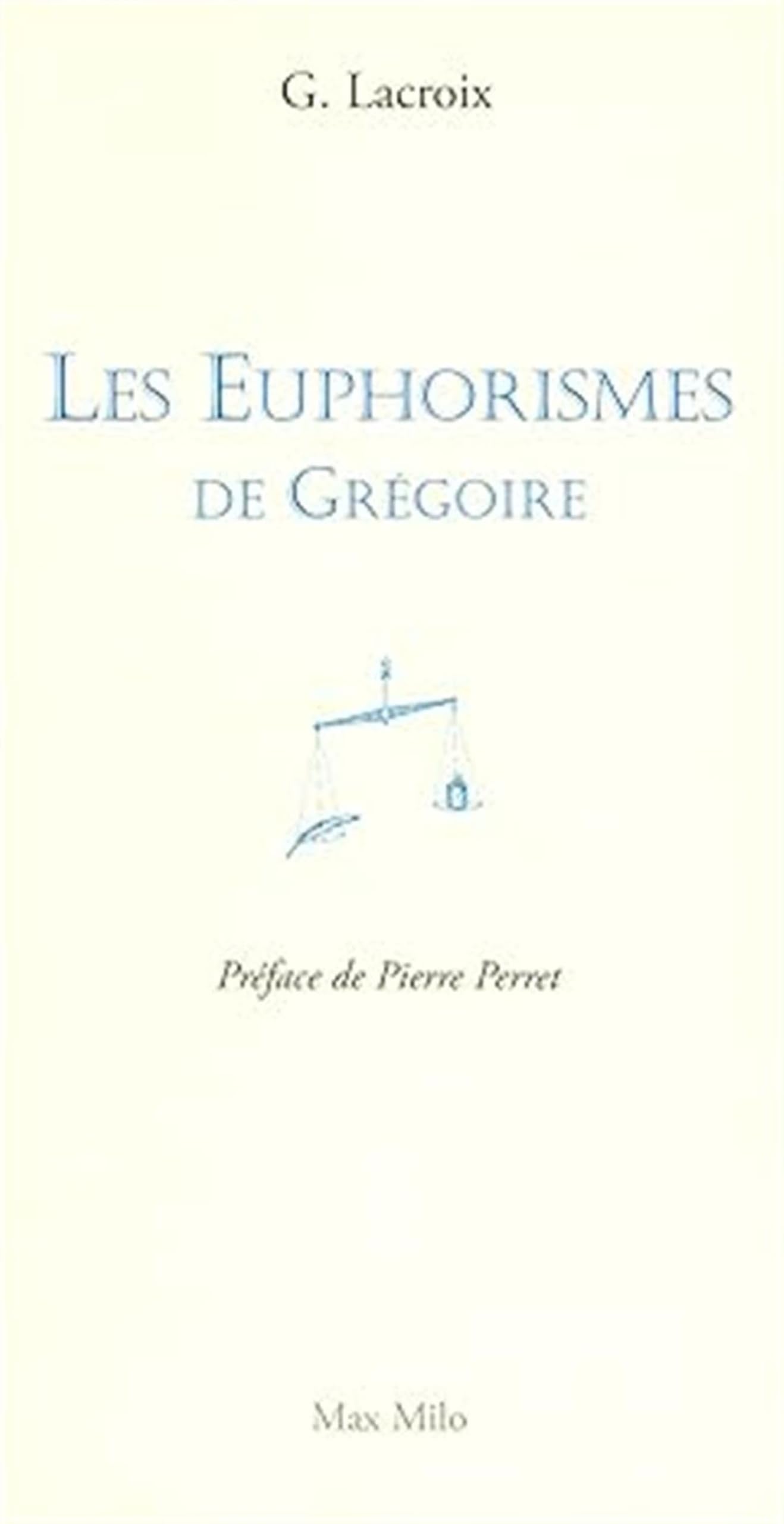 jaquette album Les euphorismes de Grégoire