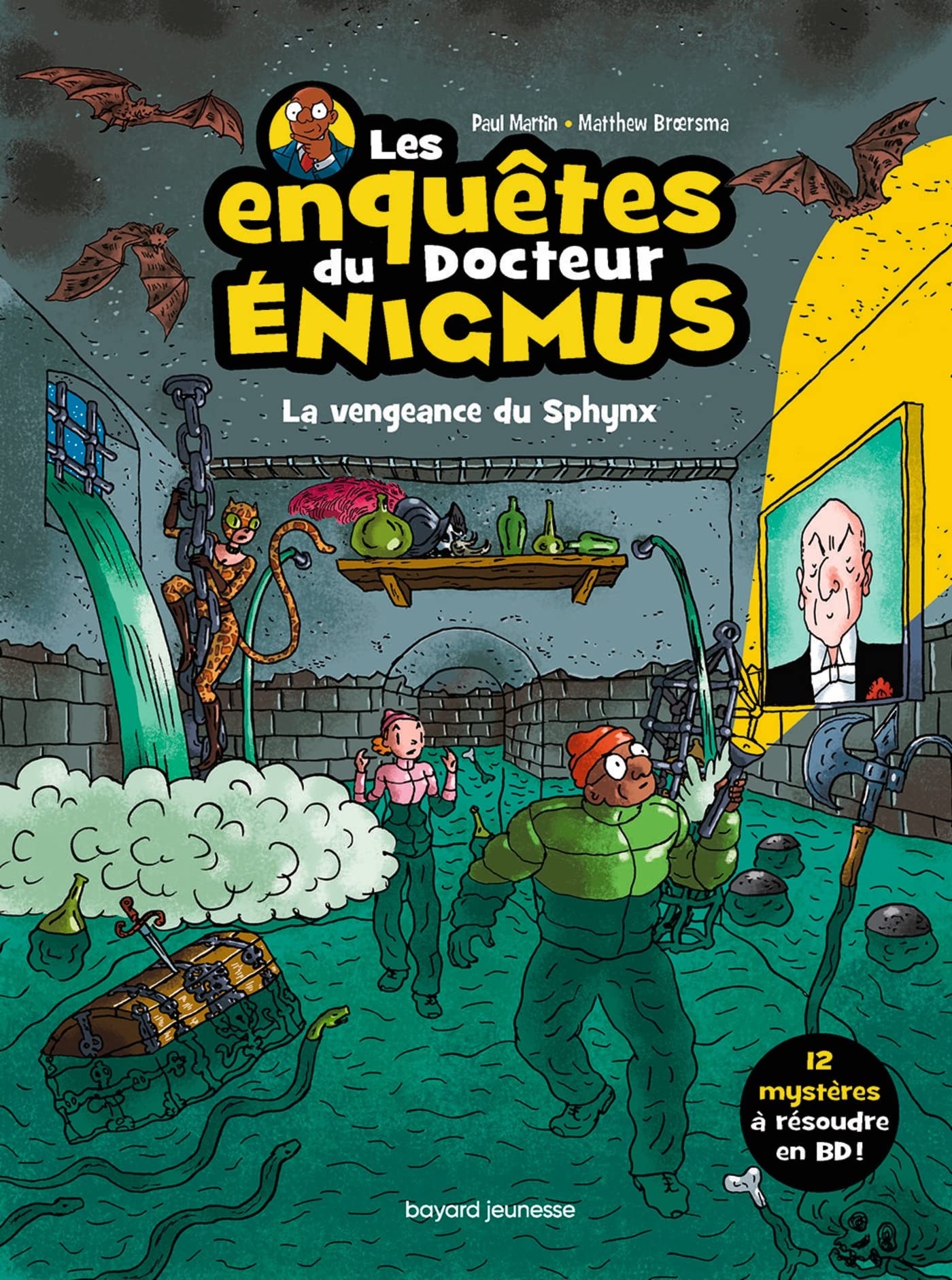 jaquette album Les enquêtes du docteur Énigmus, Tome 03: La vengeance du Sphynx