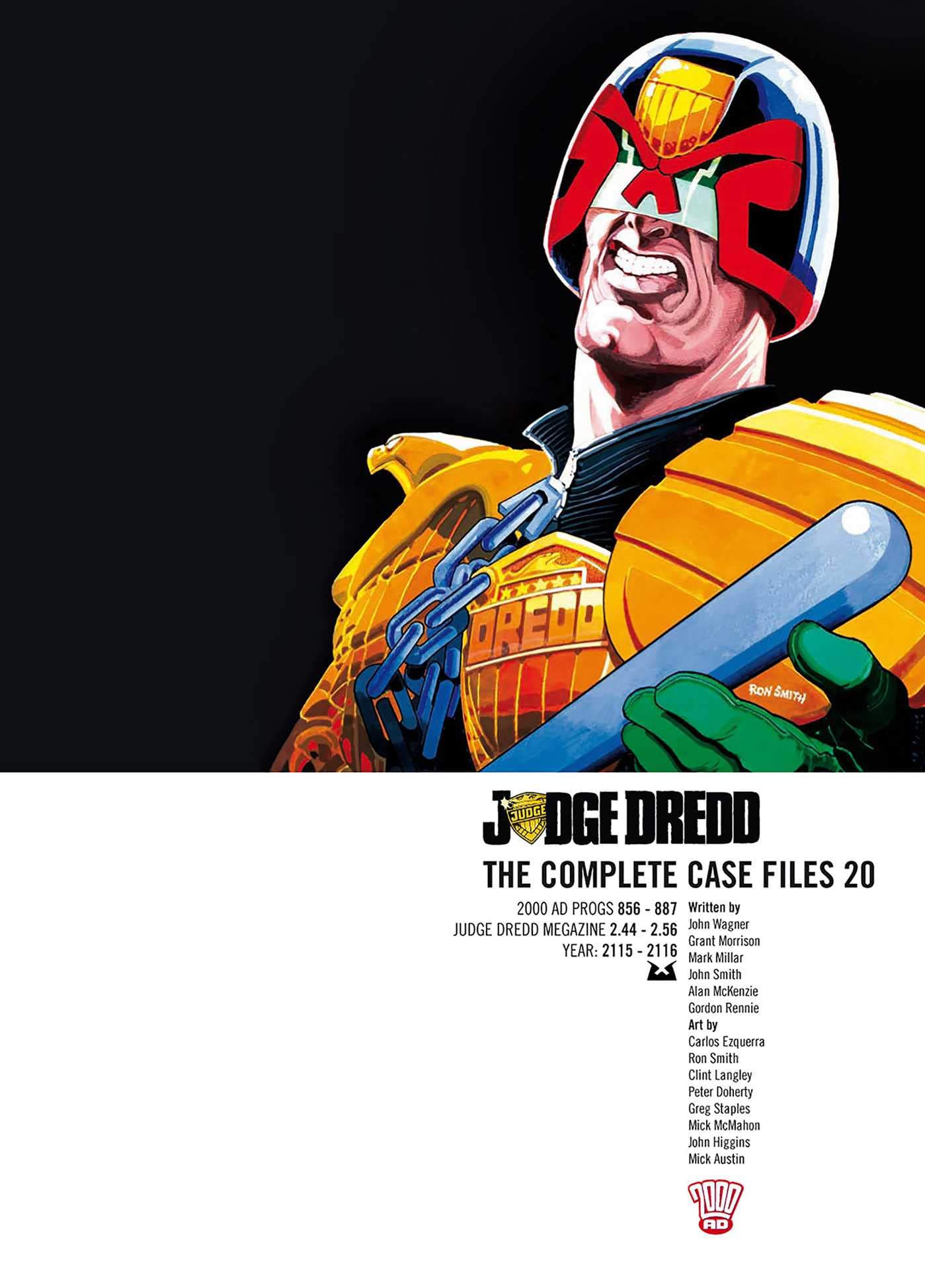 jaquette album Judge Dredd 20: The Complete Case Files