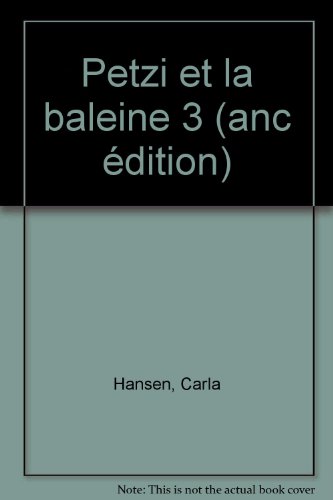 jaquette album Petzi Tome 3 - Petzi Et La Baleine