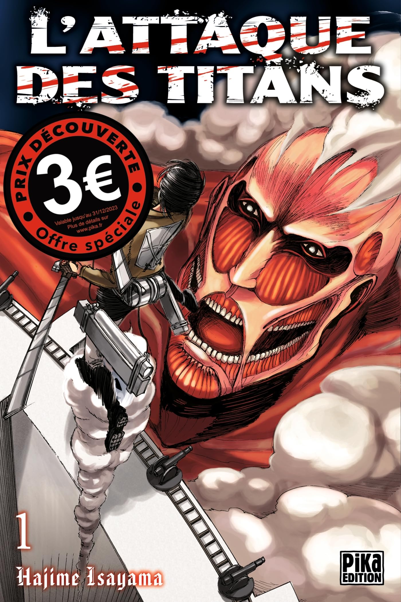 jaquette album L'Attaque des Titans T01