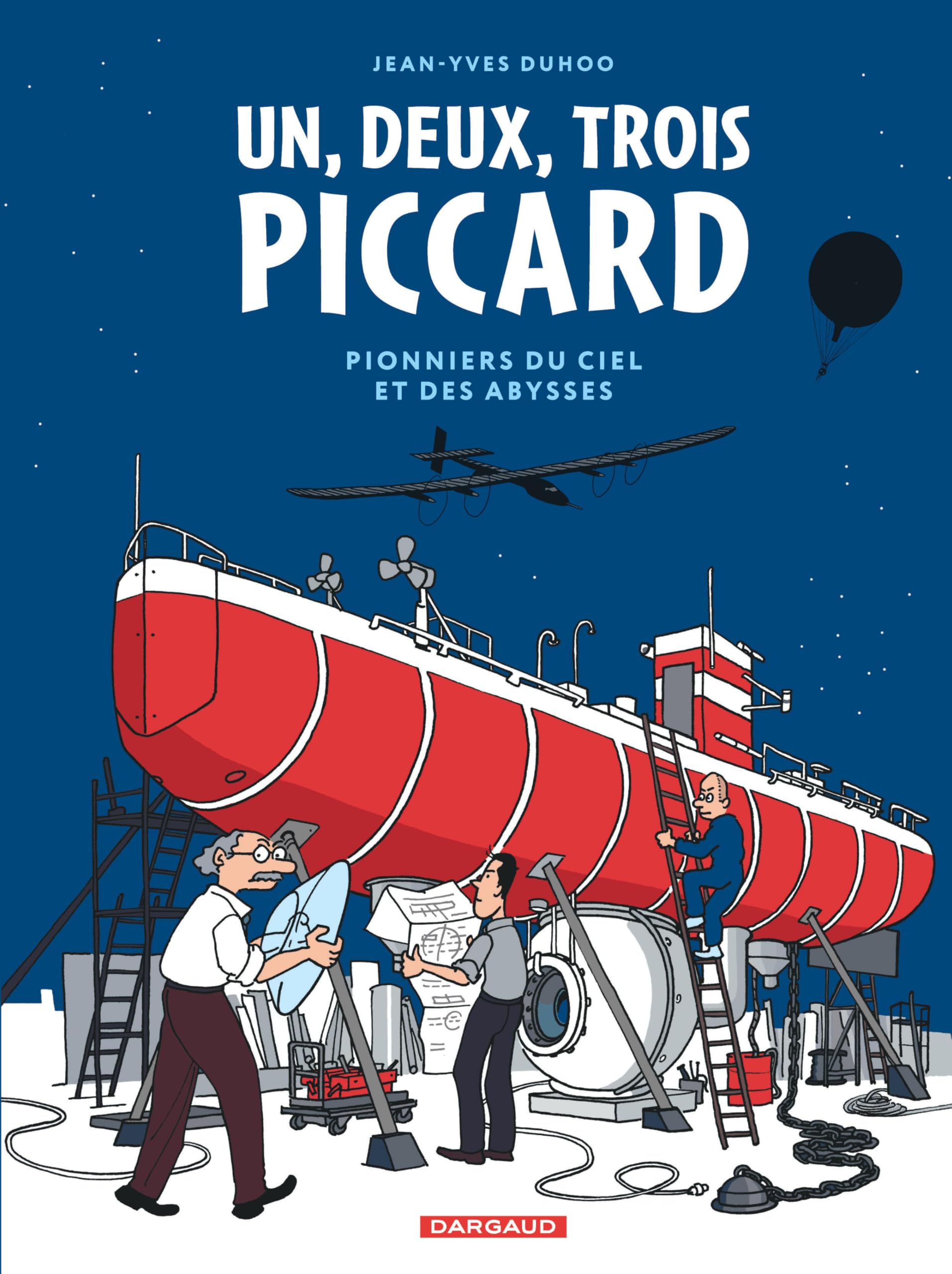 jaquette album 1, 2, 3 Piccard: Pionniers du ciel et des abysses