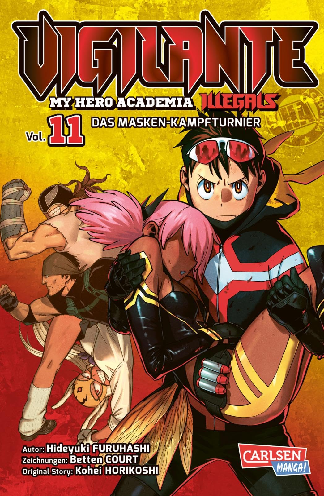 jaquette album Vigilante - My Hero Academia Illegals 11: Helden am Rande der Legalität - cooler Spin-off des Bestsellers My Hero Academia