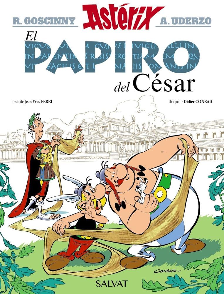 jaquette livre Asterix in Spanish - El papiro del César