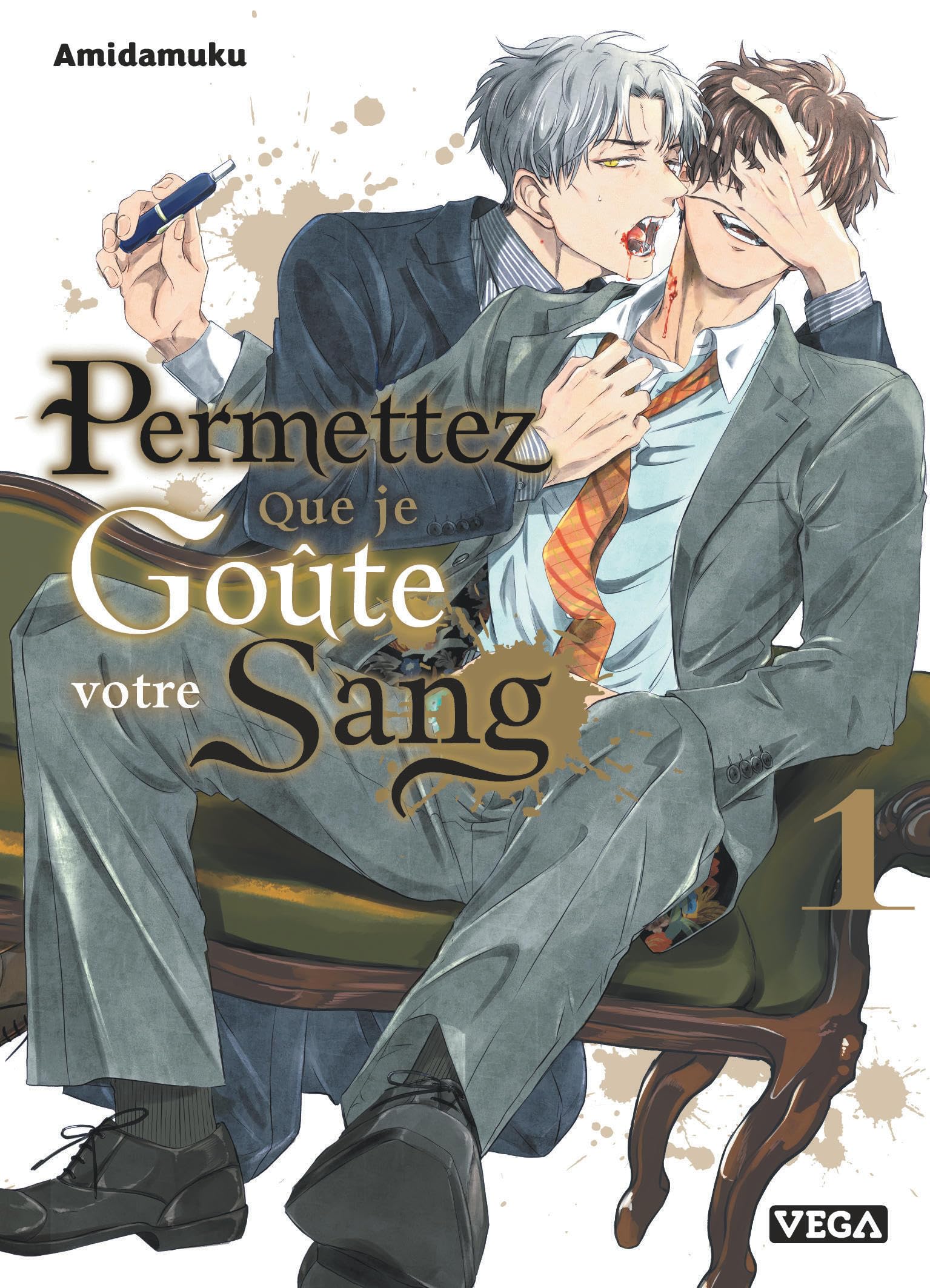 jaquette livre Permettez que je goûte votre sang - Tome 1