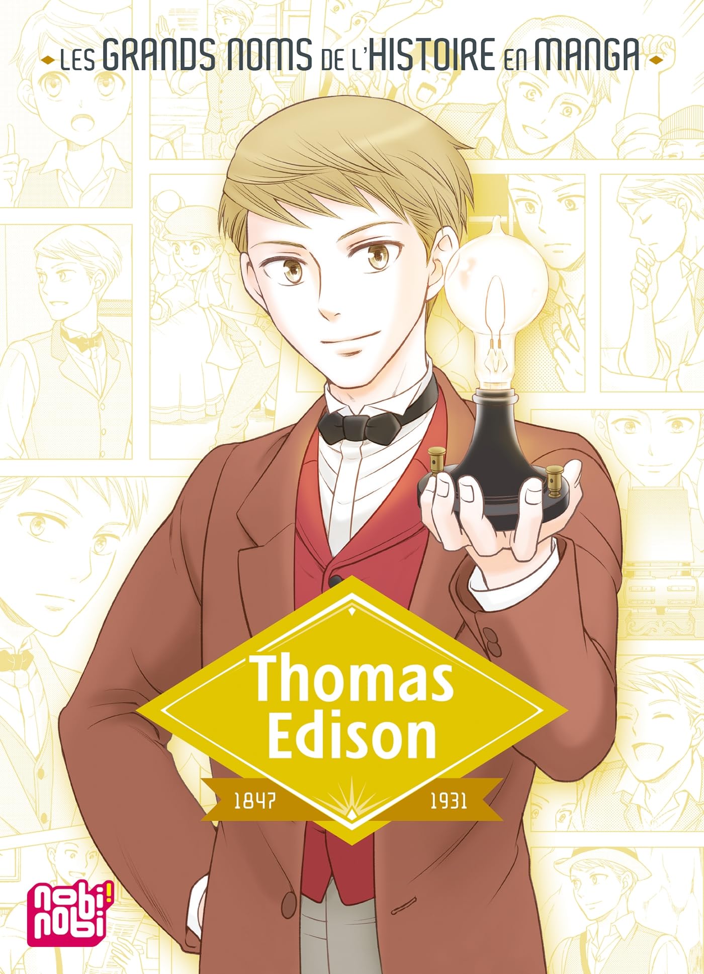 jaquette livre Thomas Edison
