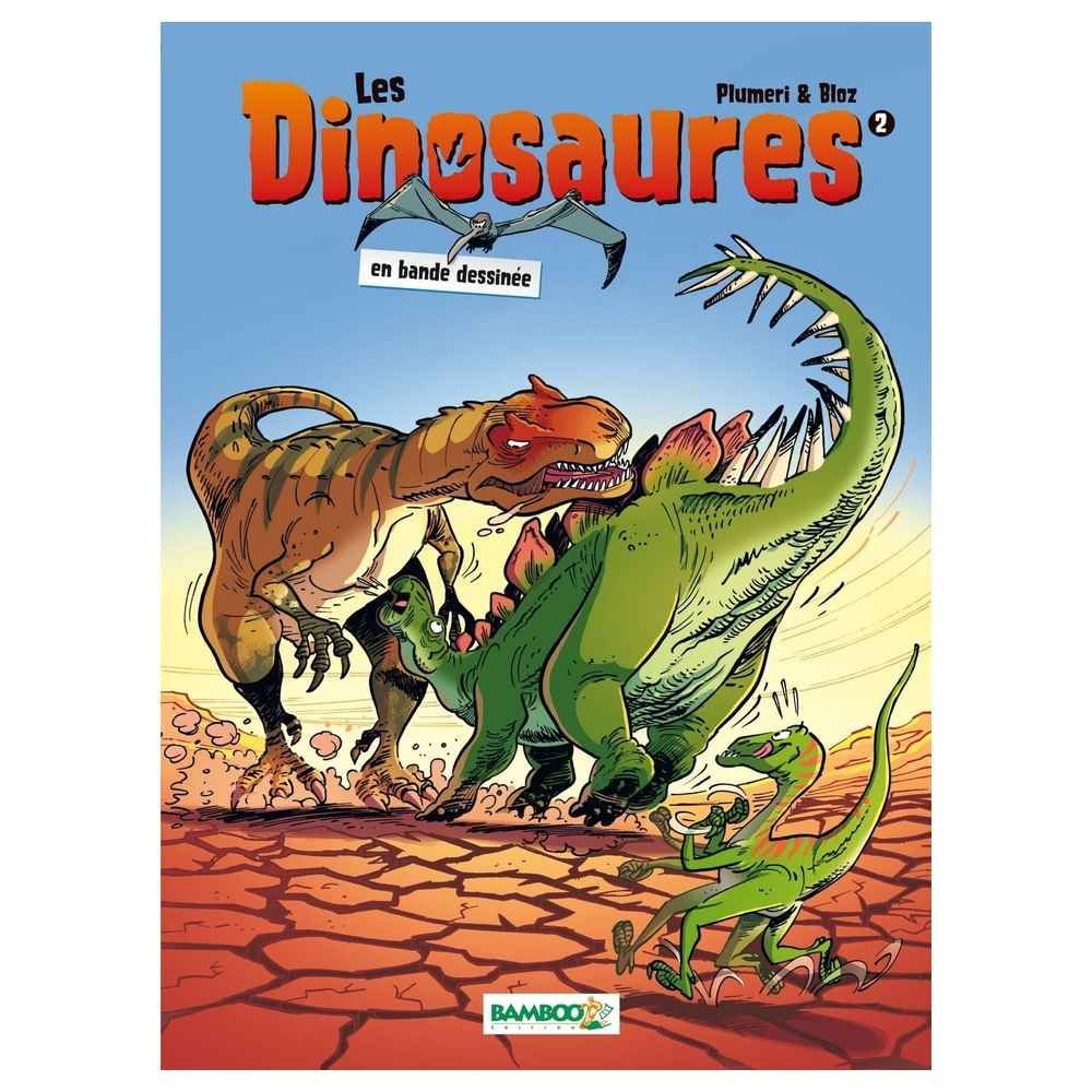 jaquette album Les Dinosaures en BD - tome 2