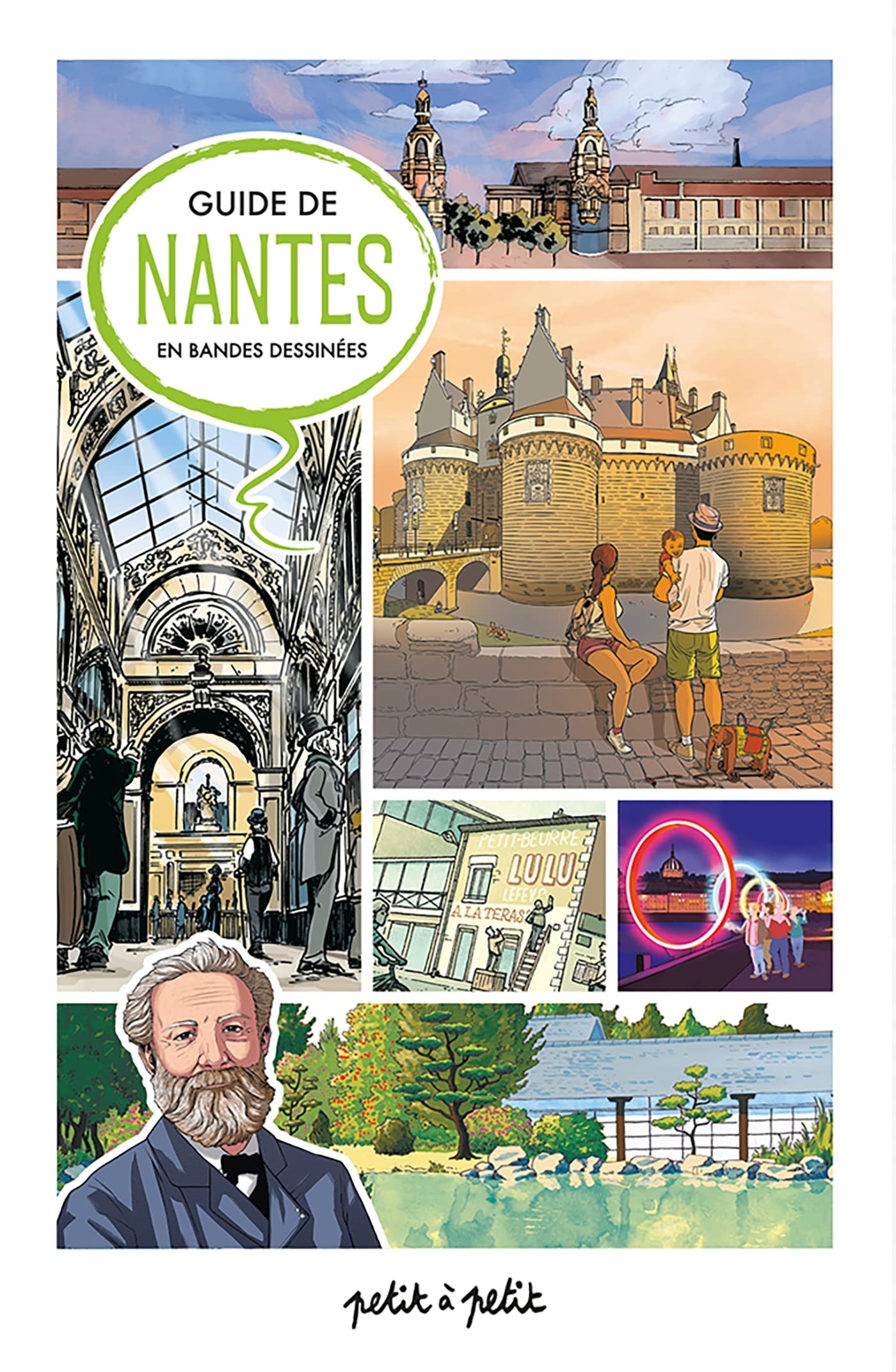 jaquette album Guide de Nantes en BD