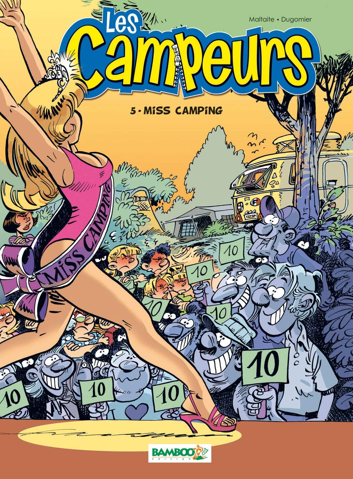 jaquette album Les Campeurs - tome 05: Miss camping
