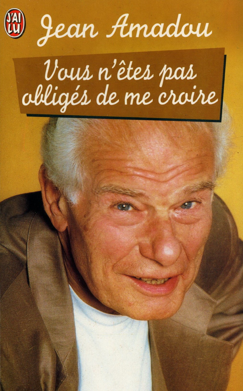 jaquette album Vous n'êtes pas obligés de me croire