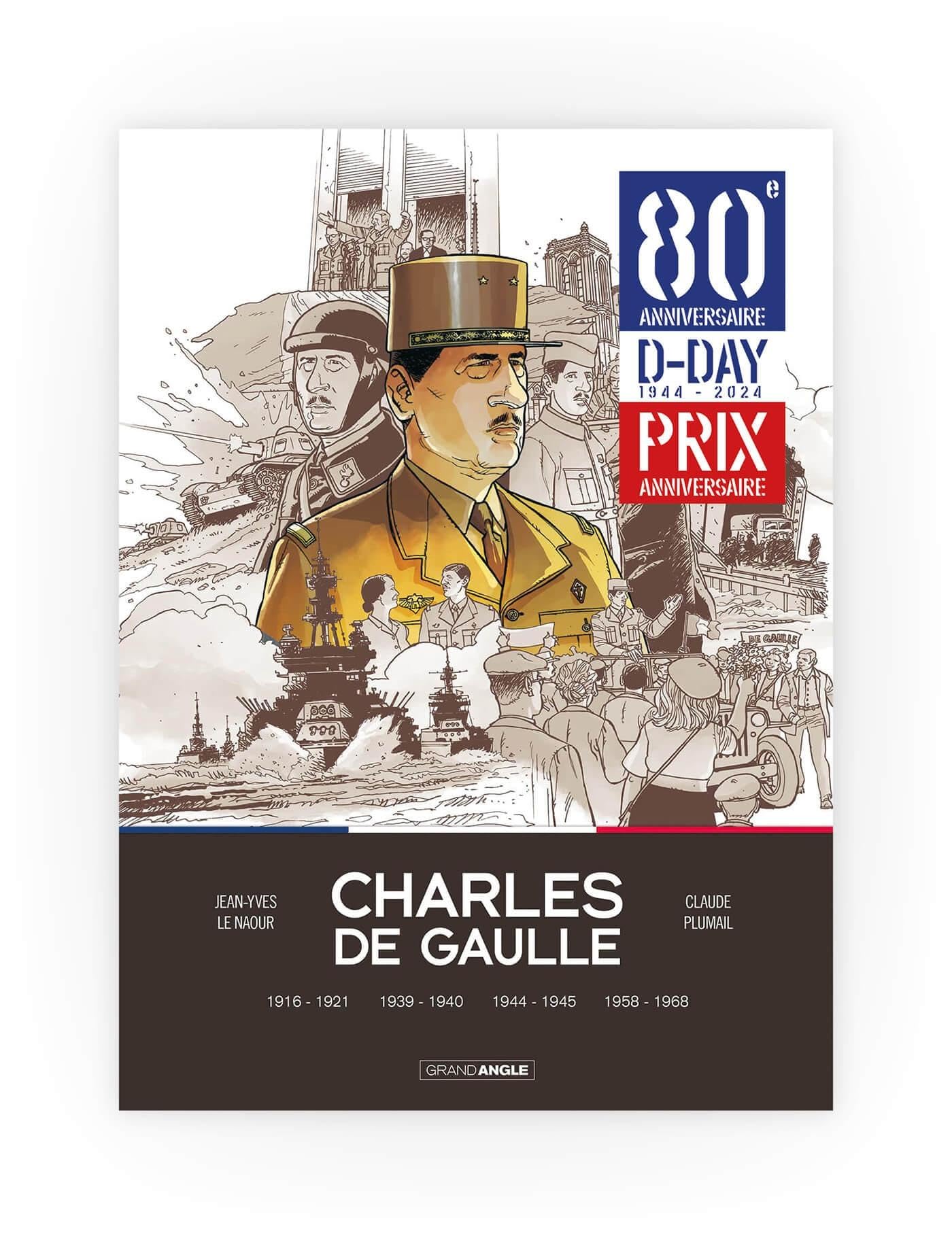 jaquette album Charles de Gaulle - Intégrale vol. 01 à 04