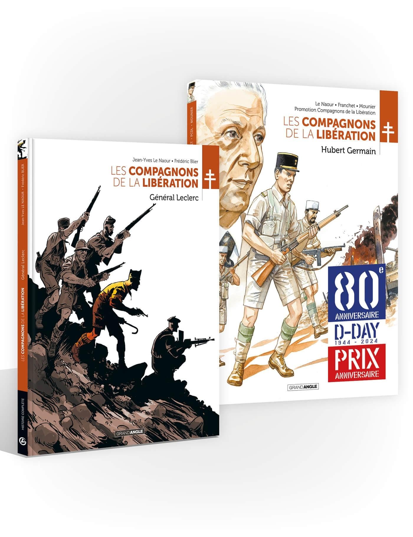 jaquette album Les Compagnons de la Libération - Pack 80 ans débarquement Leclerc/Germain