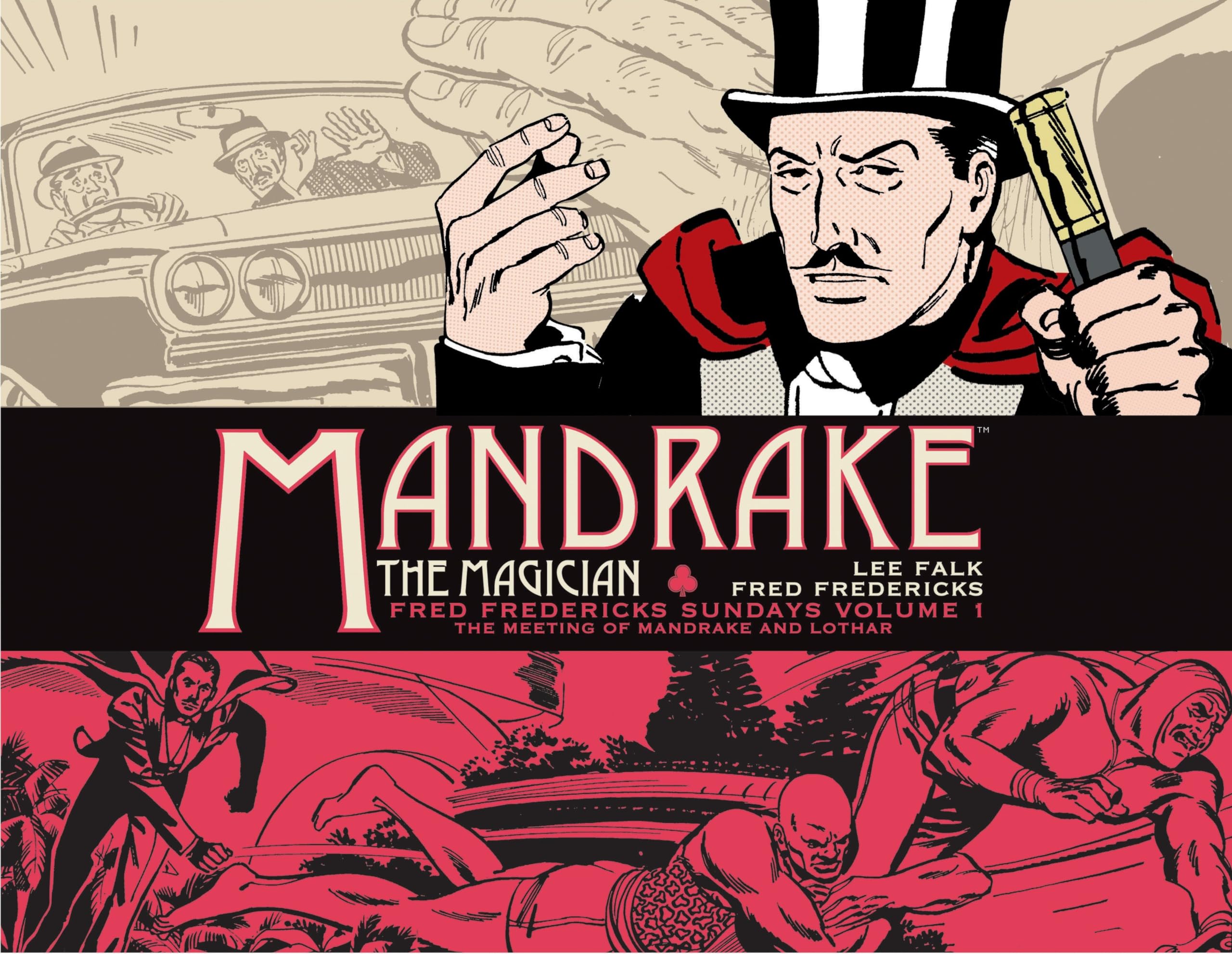 jaquette album Mandrake the Magician - Fred Fredericks Sundays 1 - the Meeting of Mandrake and Lothar