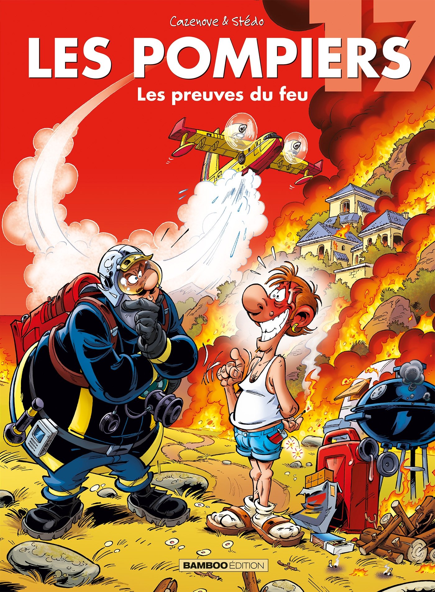 jaquette album Les Pompiers - tome 17 - Les preuves du feu