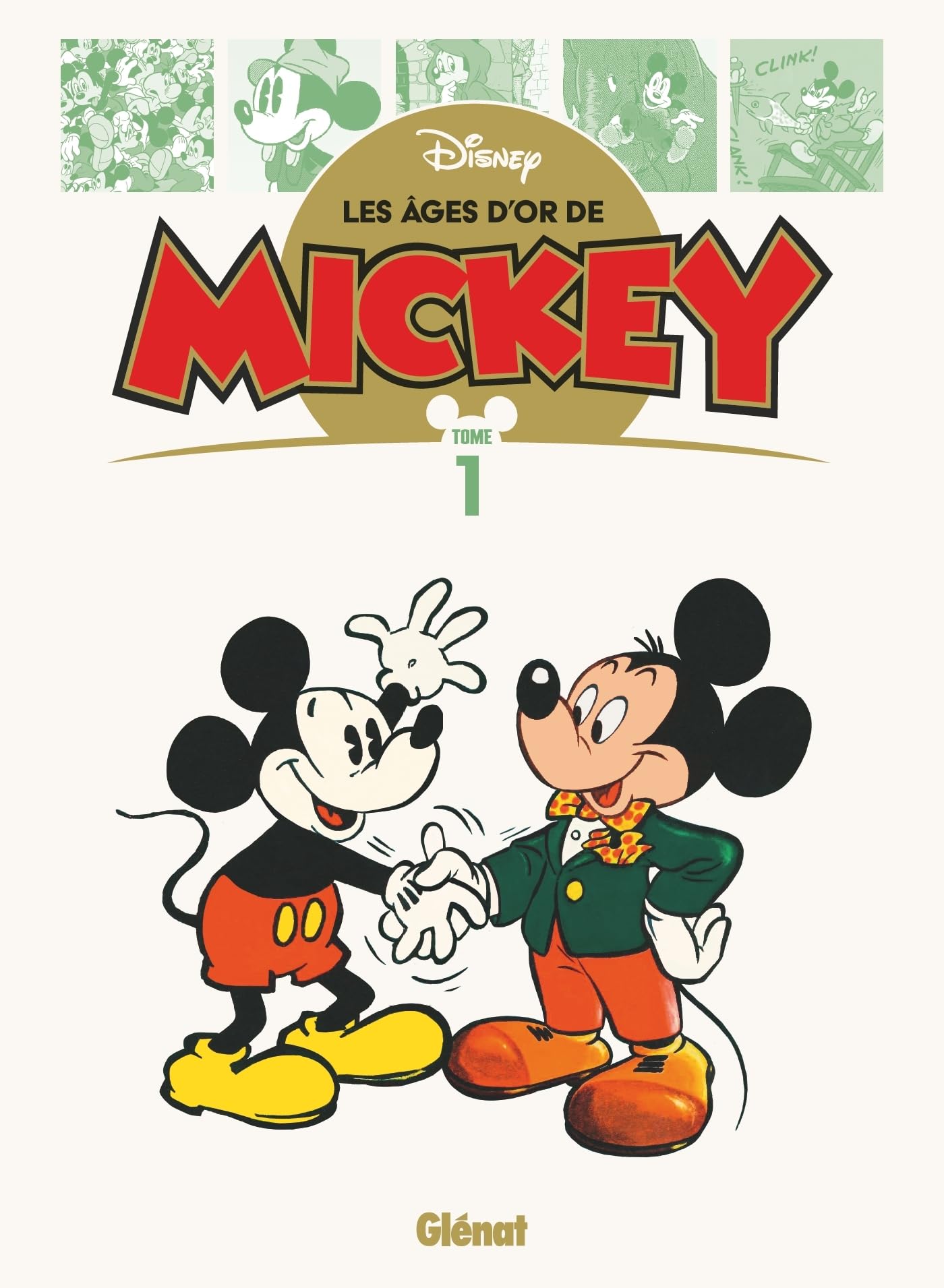 jaquette album Les âges d'or de Mickey - Tome 01