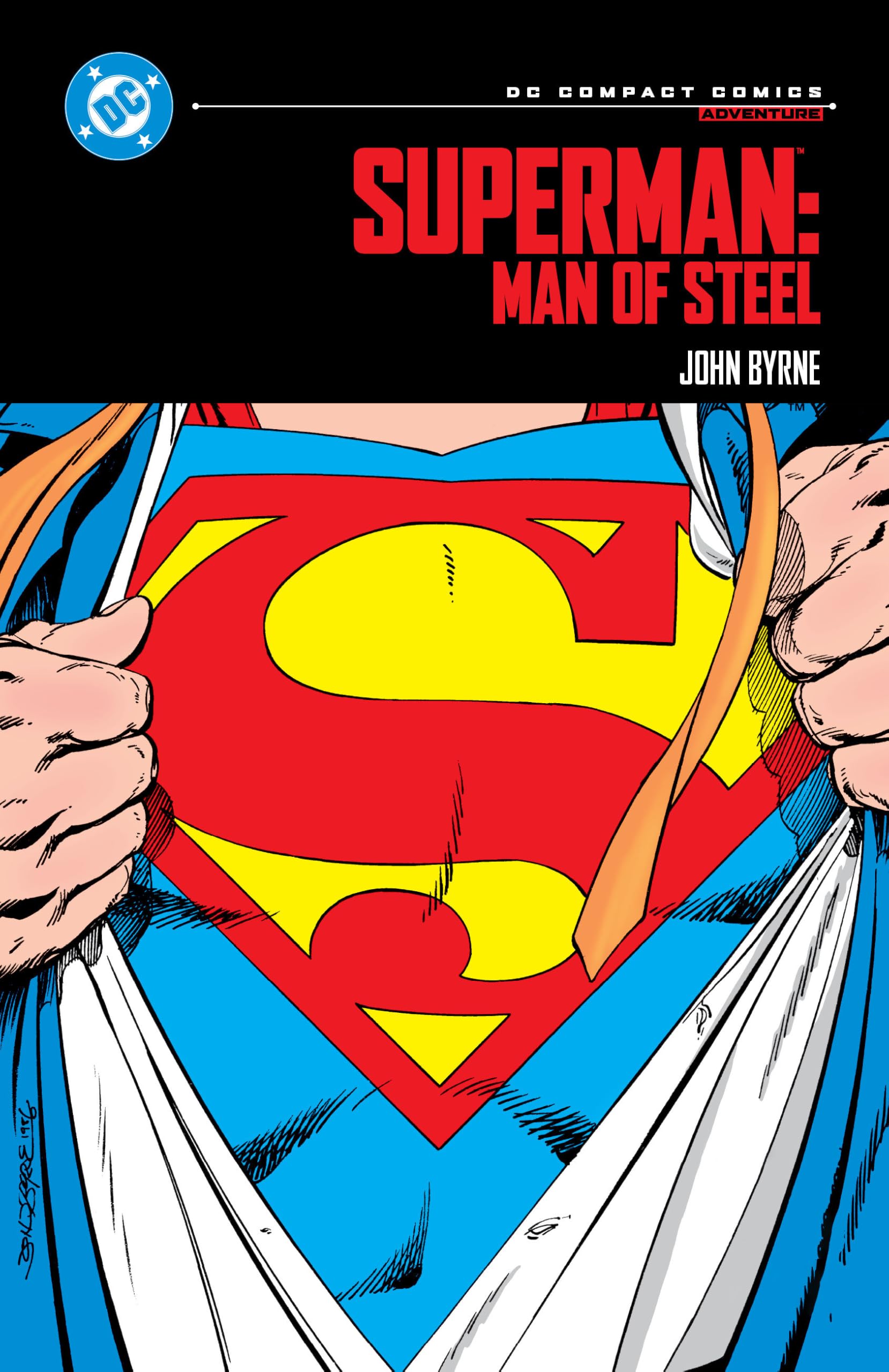 jaquette album Superman: Man of Steel : DC Compact Comics Edition