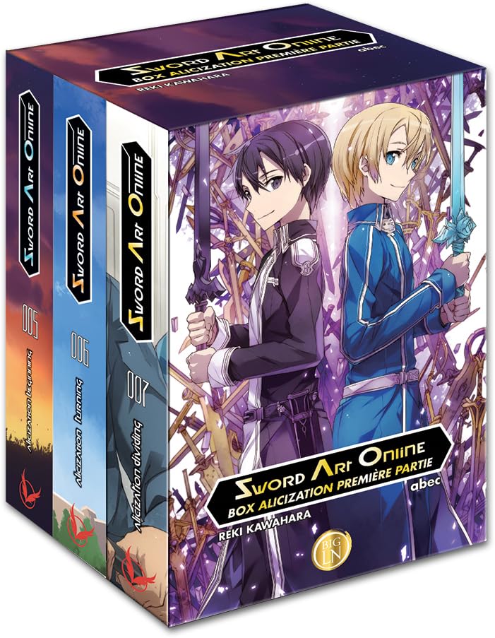 jaquette album Coffret SAO Alicization T05 à 07