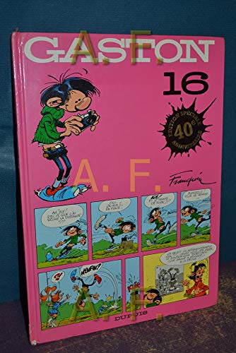 jaquette album Gaston Tome 16
