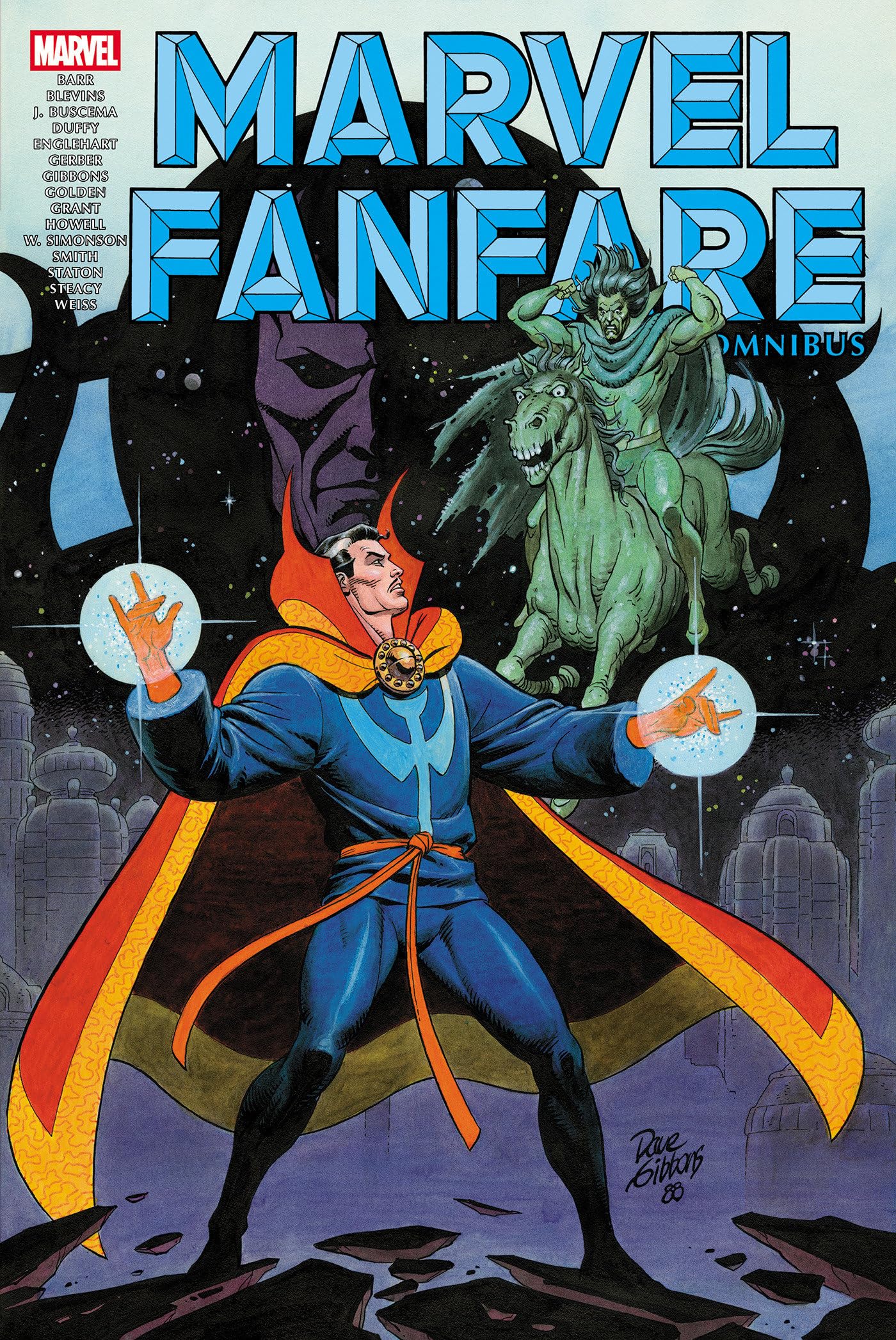 jaquette album Marvel Fanfare Omnibus Vol. 3 Dave Gibbons Cover