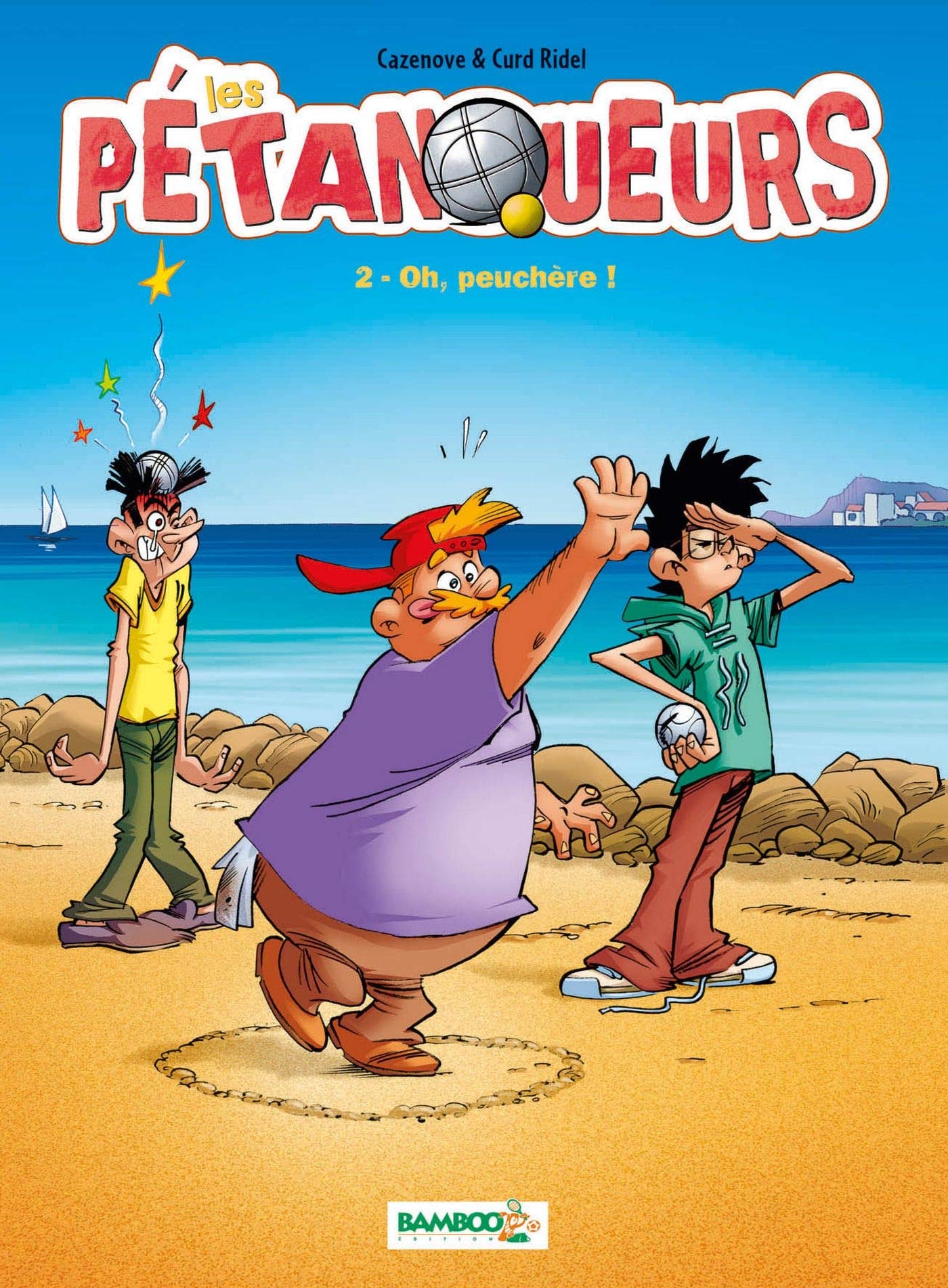 jaquette album Les Pétanqueurs - tome 02: Oh, peuchère !