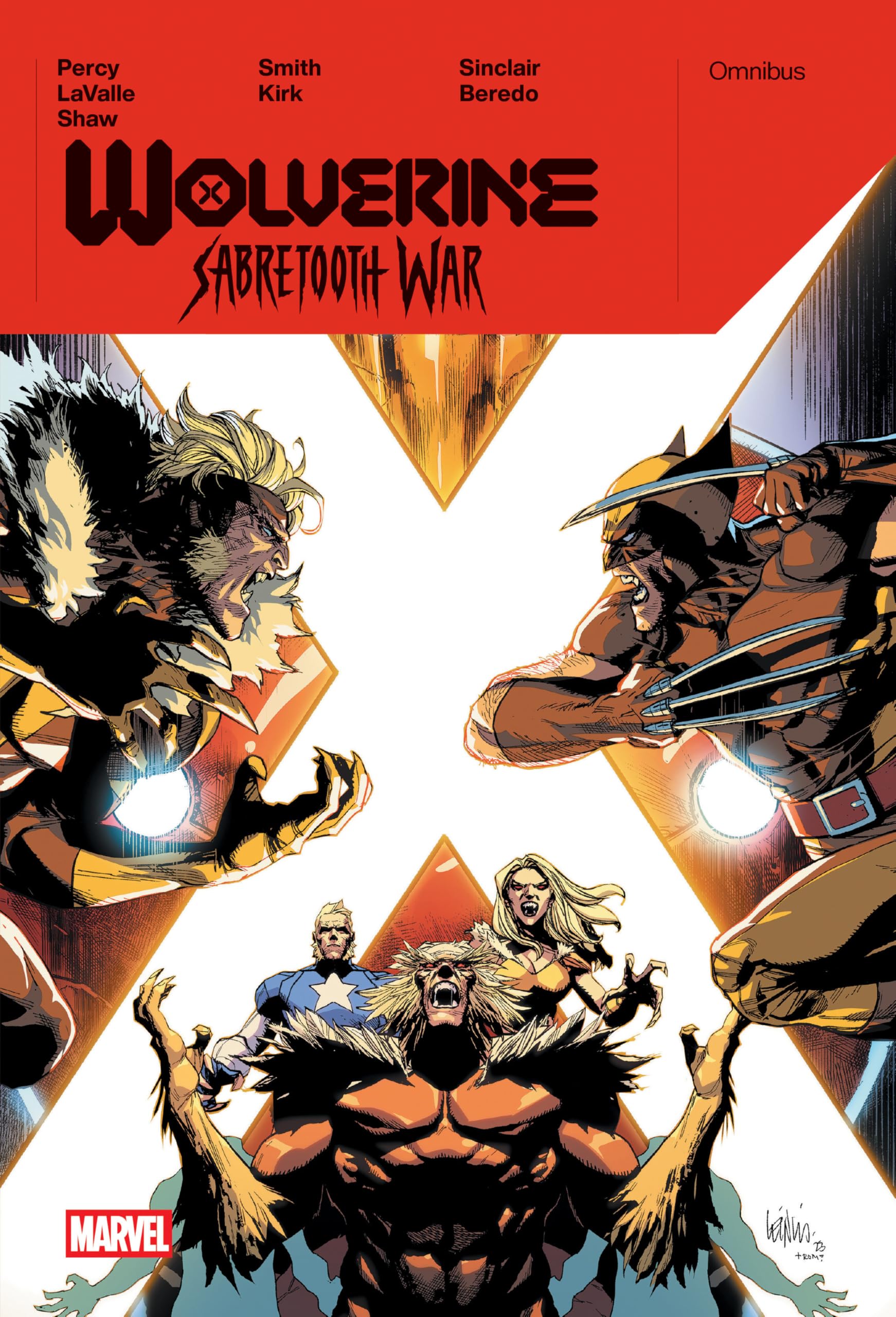 jaquette album WOLVERINE: SABRETOOTH WAR OMNIBUS LEINIL YU COVER