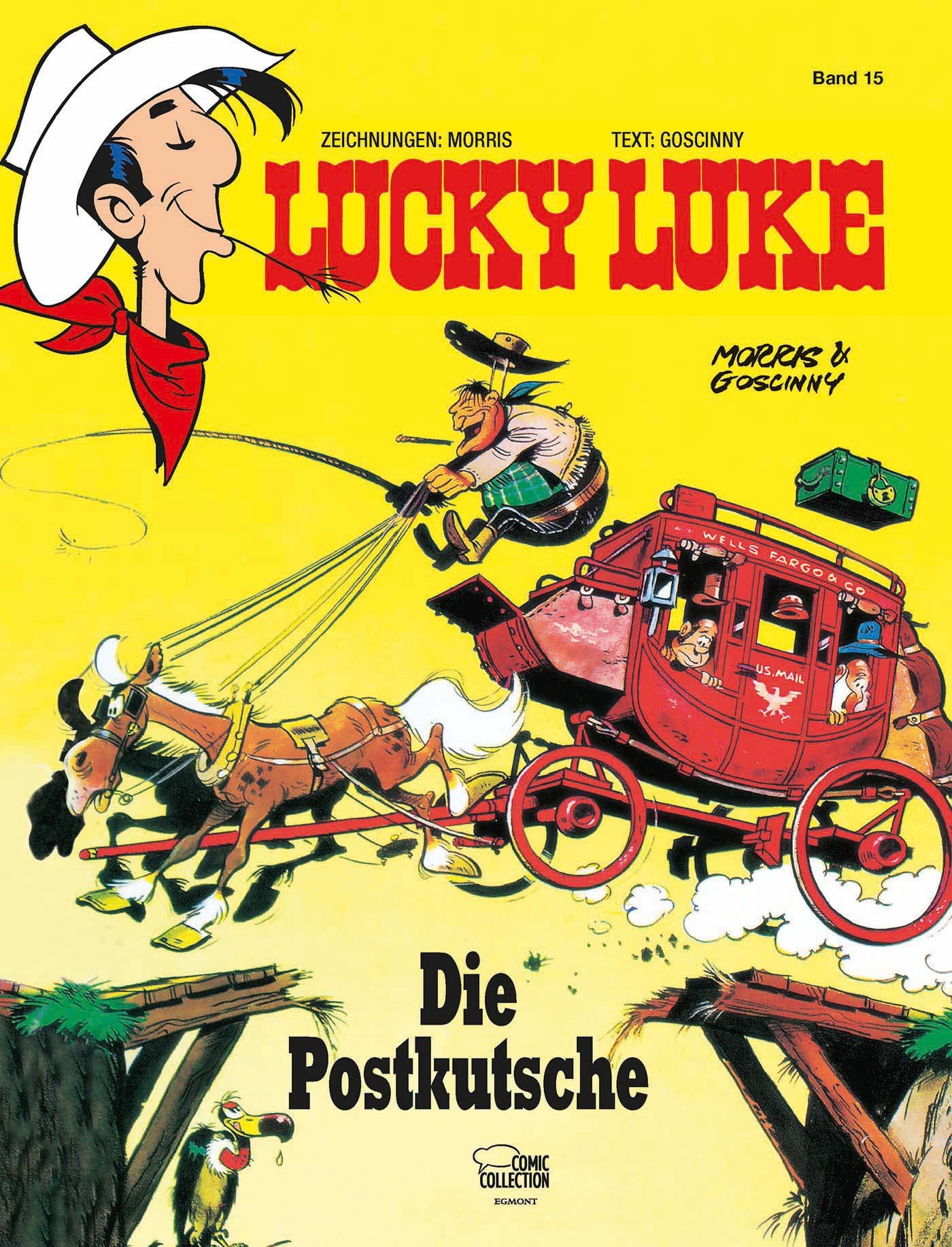 jaquette album Lucky Luke 15 - Die Postkutsche