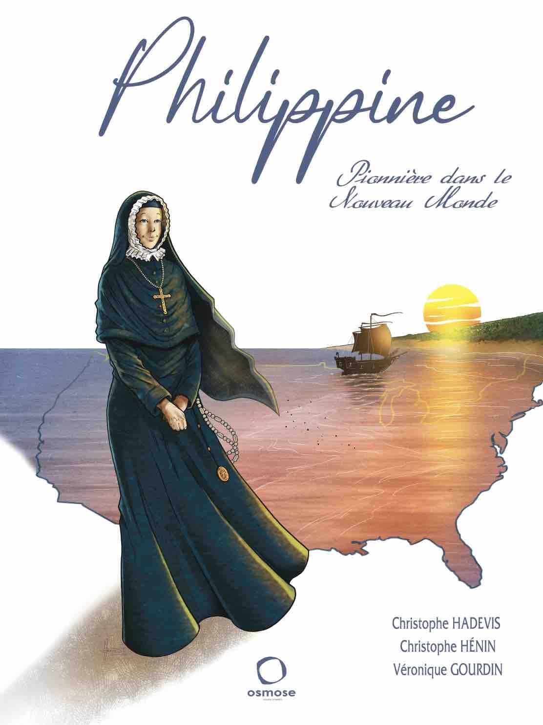 jaquette album Philippine. Pionnière dans le Nouveau Monde
